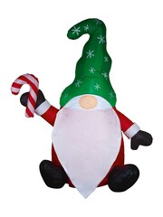 Premier Decorations Ltd Red Premier Decorations Ltd Outdoor 1.5m Inflatable Lit Christmas Gonk - Image 1 of 1