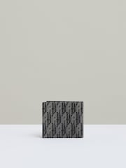 Schwarz - Reiss – Forest – Monogramm-Geldbörse aus beschichtetem Canvas - Bild 3 von 3