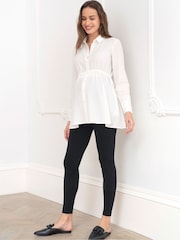 Seraphine Maternity Tailored White Shirt - Image 5 of 5