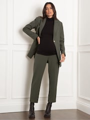 Seraphine Maternity Tapered Green Trousers - Image 3 of 4