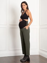 Seraphine Maternity Tapered Green Trousers - Image 4 of 4