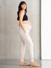 Seraphine Cream Maternity Sleep Set 4 Piece - Image 5 of 13