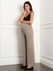 Seraphine Maternity Brown Rib knit co-ord Trousers - Image 3 of 4