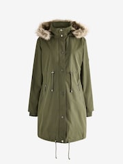 Seraphine Maternity Green 3 In 1 Premium Parka - Image 1 of 4