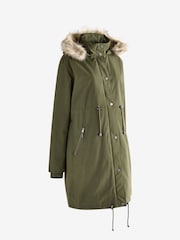 Seraphine Maternity Green 3 In 1 Premium Parka - Image 2 of 4