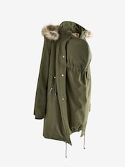 Seraphine Maternity Green 3 In 1 Premium Parka - Image 4 of 4