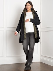 Seraphine Maternity 4 In 1 Black Puffer Jacket - Image 2 of 5