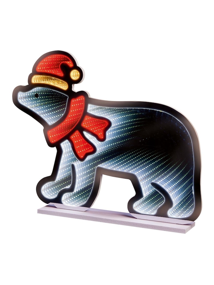 Premier Decorations Ltd Light Up Christmas Polar Bear Decoration - Image 1 of 1