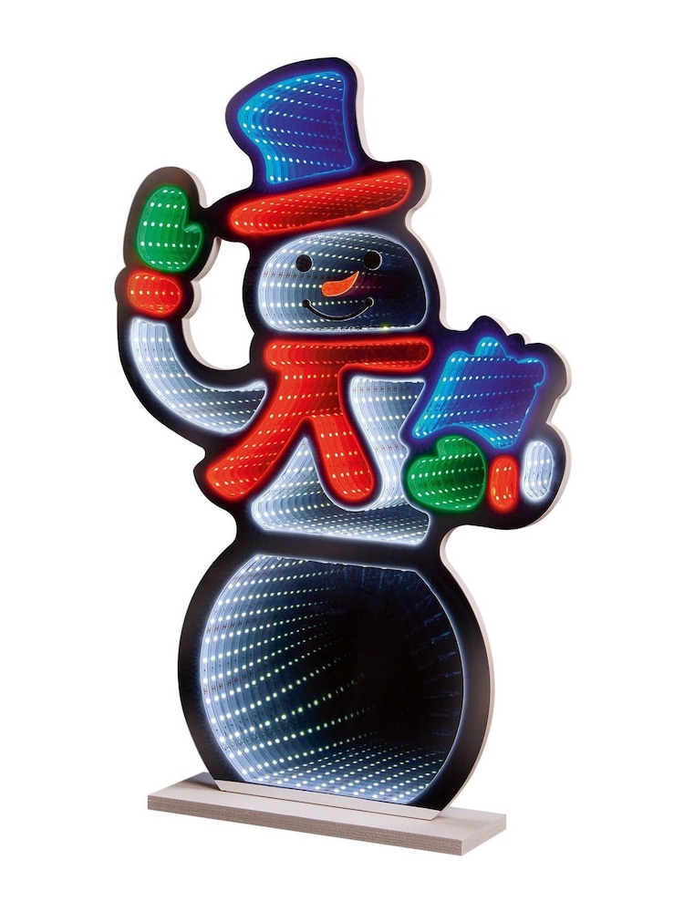 Premier Decorations Ltd Light Up Christmas Snowman Decoration - Image 1 of 1
