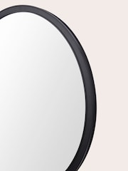Laura Ashley Black Harrington Polished Nickel Mirror - Image 4 of 4