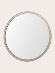 Laura Ashley Antique Brass Harrington Polished Nickel Mirror - Image 2 of 3