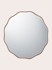 Laura Ashley Gold Medora Round Mirror - Image 2 of 4
