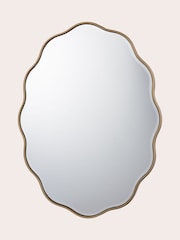 Laura Ashley Gold Medora Oval Mirror - Image 3 of 5