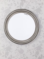 Laura Ashley Grey Tate Wooden Mirror - Image 1 of 3