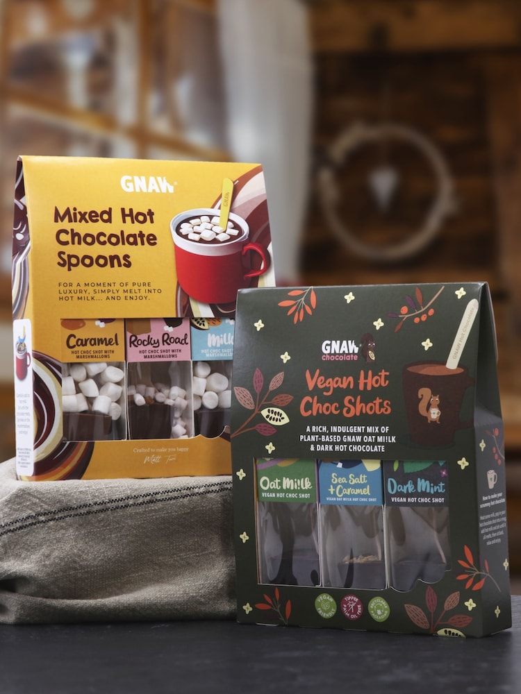 Gnaw 2 Pack of Mixed/Vegan Hot Chocolate Trio's - Image 1 of 3
