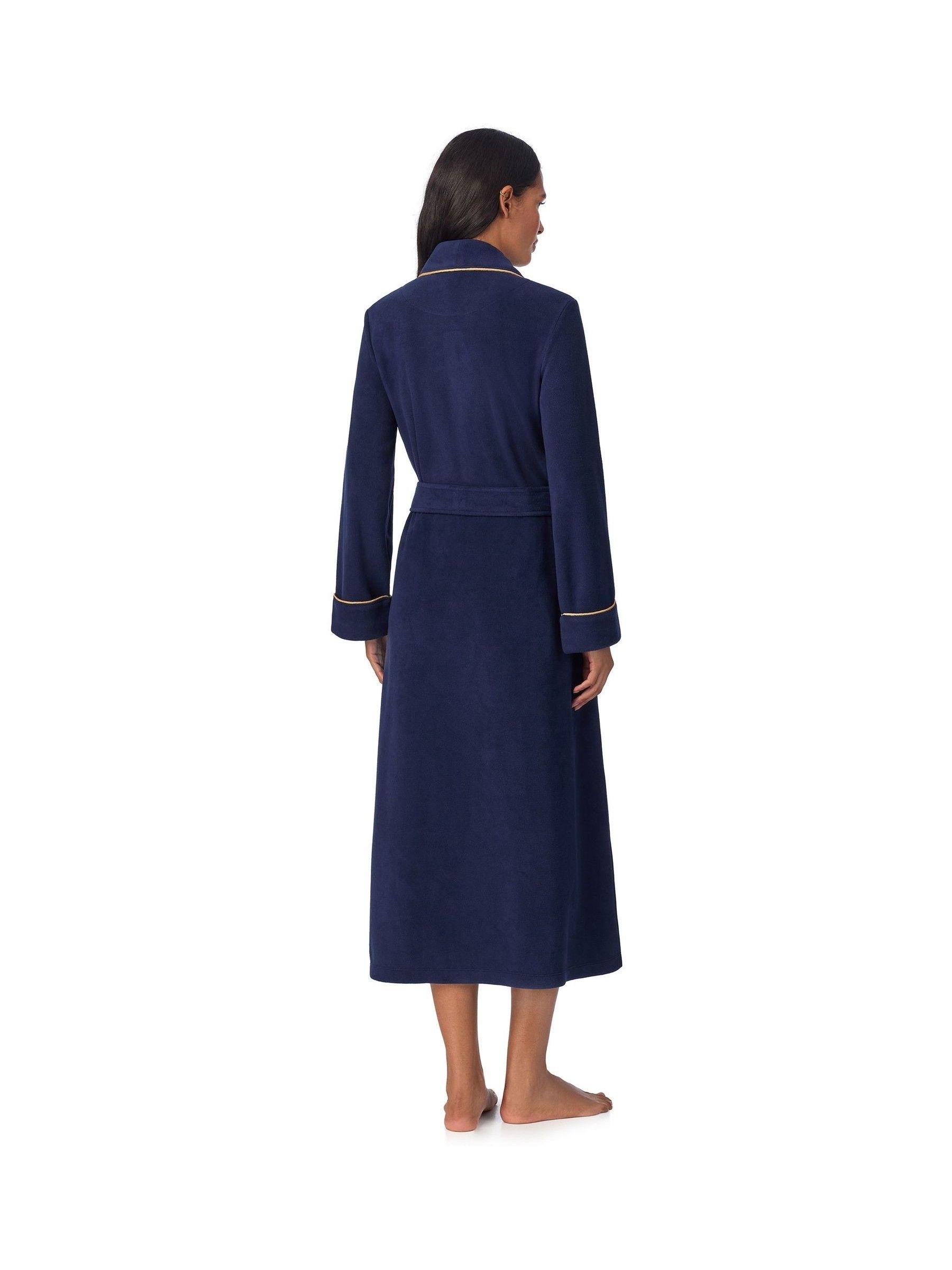 Buy Lauren Ralph Lauren Blue Dalton Fleece Robe from Next Luxembourg