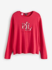 Lauren Ralph Lauren Cream Cotton Cloud Pyjama Set - Image 2 of 3
