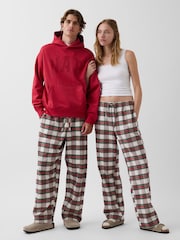 Red & White Check - Gap Check Softest Flannel Pyjama Bottoms - Imaginea 1 din 5