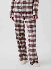 Red & White Check - Gap Check Softest Flannel Pyjama Bottoms - Imaginea 4 din 5