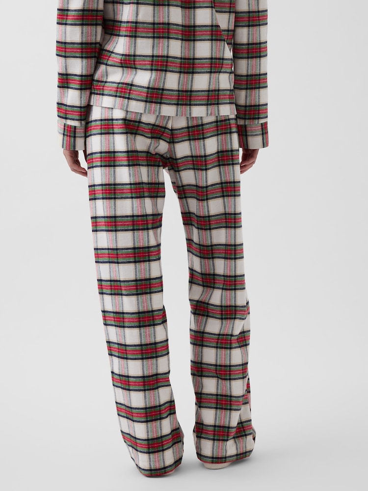 Red & White Check - Gap Check Softest Flannel Pyjama Bottoms - Imaginea 5 din 5