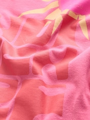 Pink Bondi Stripe 100% Cotton T-Shirt And Shorts Set (3-16yrs) - Image 10 of 10