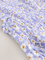 Lilac Purple Floral Top and Wide Leg Trousers Set (3-16yrs) - Image 8 of 9