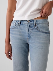 Gap Light Wash Mid Rise Relaxed Straight Jeans - Image 5 of 5
