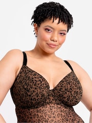 Боди Curvy Kate с леопардовым принтом Cool Cat Plunge - Изображение 4 из 7
