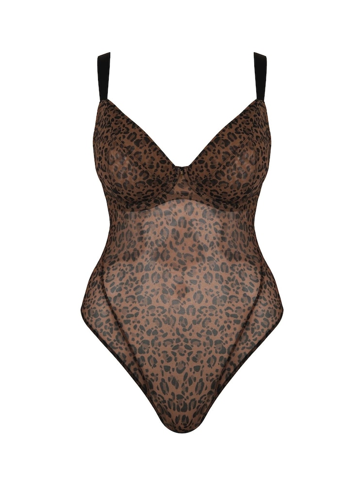 Боди Curvy Kate с леопардовым принтом Cool Cat Plunge - Изображение 7 из 7