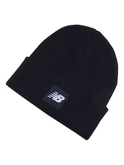 New Balance Black Flying Knit Cuffed Beanie - Image 1 of 2