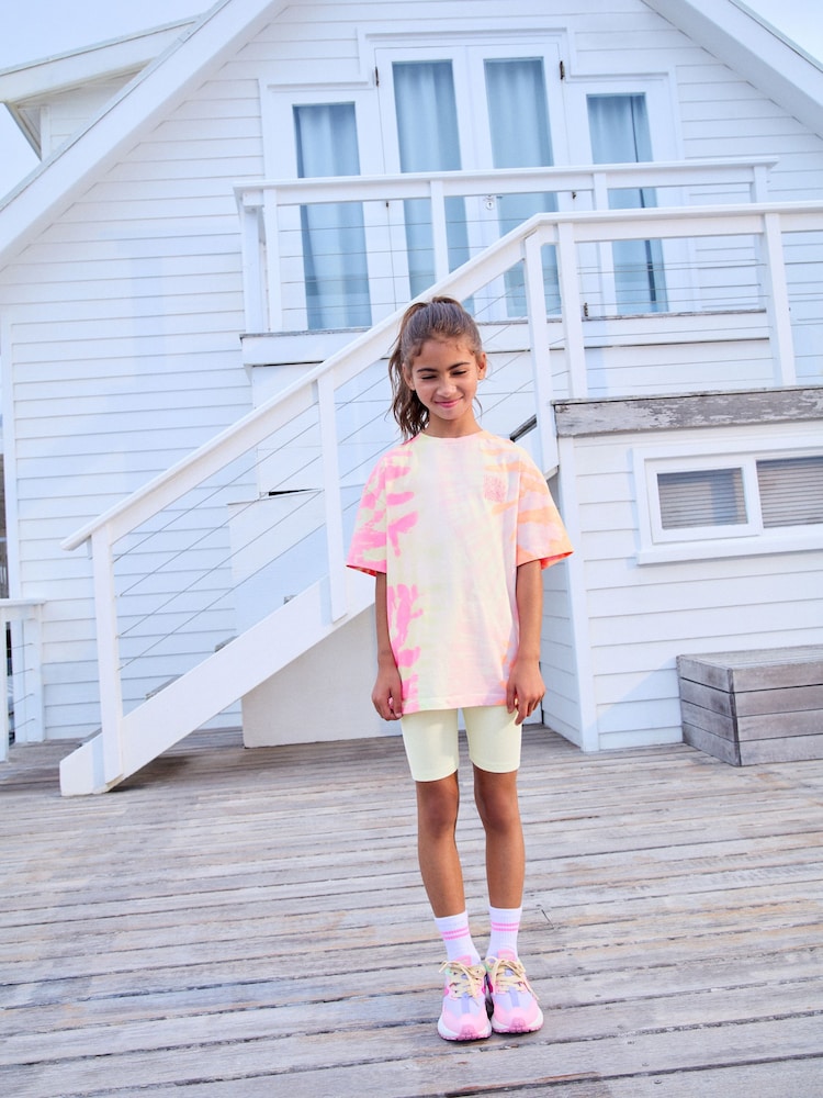 Mehrfarbig/Pink - T-Shirt und Radlerhose im Set aus 100 % Baumwolle (3–16 J.) - Bild 2 von 11 Mehrfarbig/Pink - T-Shirt und Radlerhose im Set aus 100 % Baumwolle (3–16 J.) - Bild 2 von 11