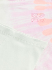 Multi Pink 100% Cotton T-Shirt And Cycling Shorts Set (3-16yrs) - Image 4 of 5