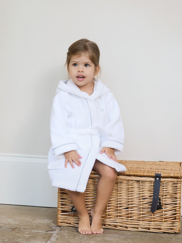 The Little Tailor Baby Towelling 100% Cotton Bath Robe - Image 1 of 7