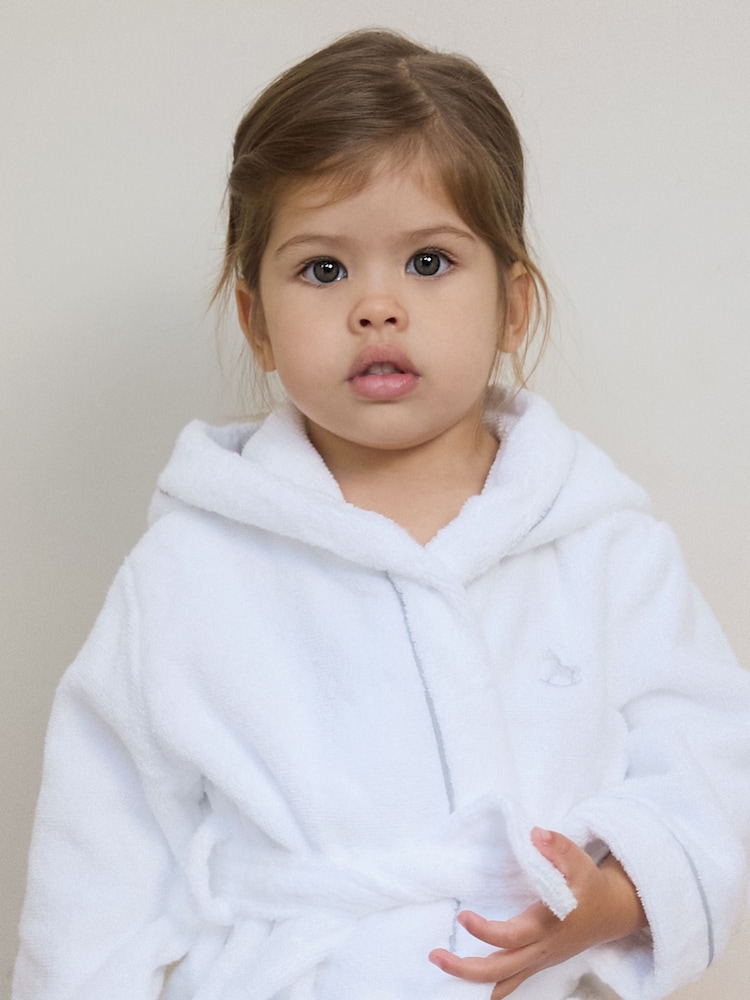 The Little Tailor Baby Towelling 100% Cotton Bath Robe - Image 2 of 7