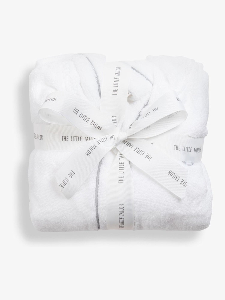 The Little Tailor Baby Towelling 100% Cotton Bath Robe - Image 5 of 7