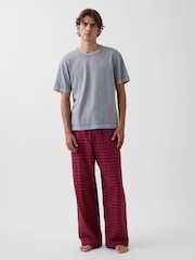 Carouri roșii - Gap Check Softest Flannel Pyjama Bottoms - Imaginea 3 din 5