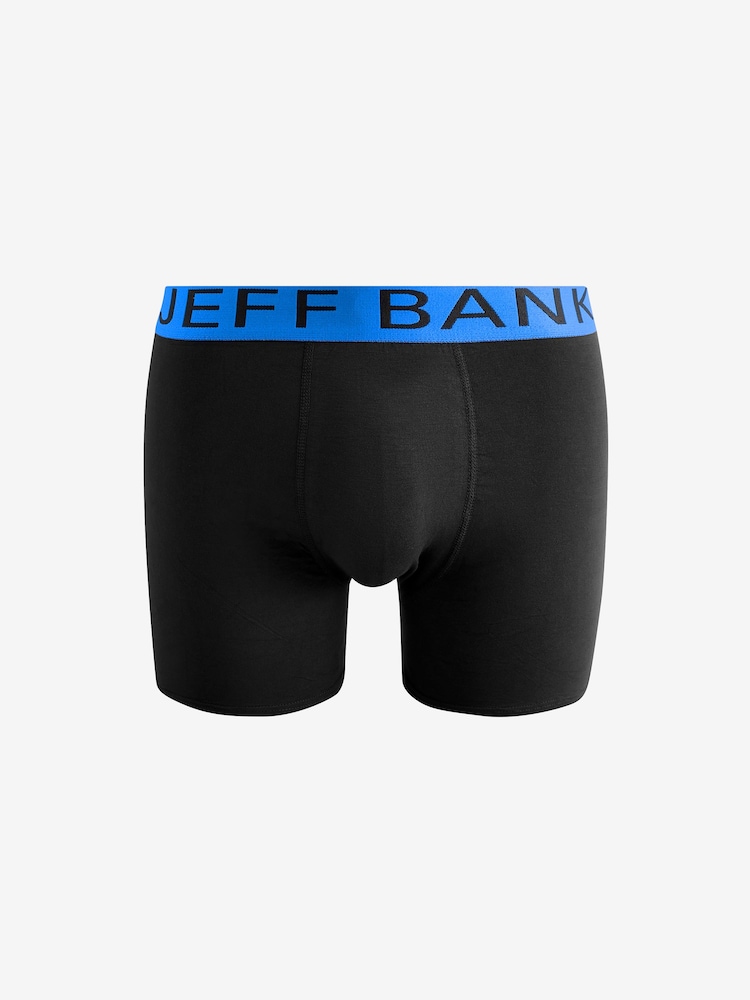 Jeff Banks Black Super Soft Bamboo Boxers 3 Pack - Image 2 of 4