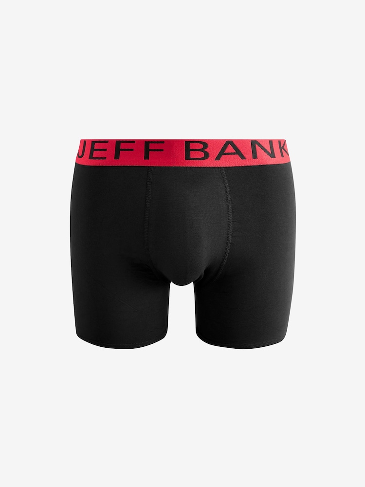 Jeff Banks Black Super Soft Bamboo Boxers 3 Pack - Image 4 of 4