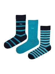Pringle Blue Fashion Stripe Crews Socks - Image 6 of 11