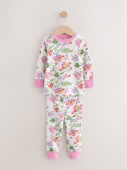 Ecru Cream Cath Kidston Miffy Floral Pyjamas 1 Pack - Image 1 of 4