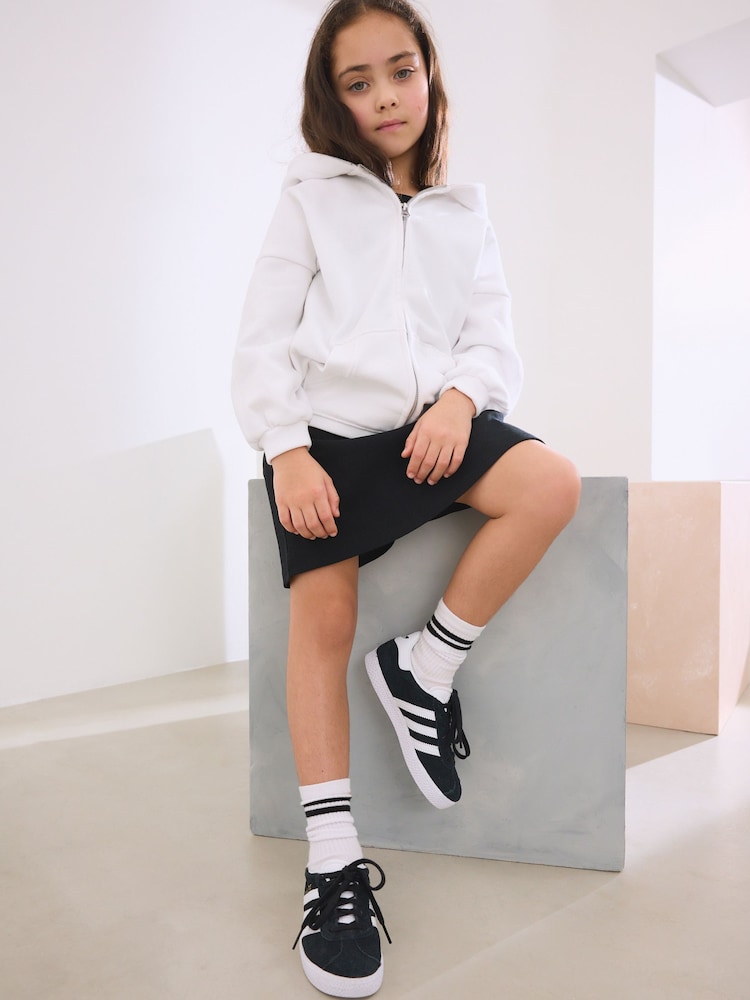 White Zip Through Hoodie (3-16yrs) - Image 1 of 1