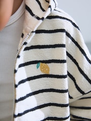 Stripe 100% Cotton Zip Through Hoodie (3-16yrs) - Image 2 of 4