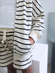 Stripe 100% Cotton Zip Through Hoodie (3-16yrs) - Image 4 of 4