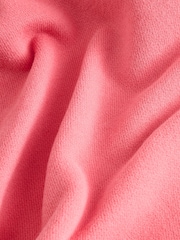 Coral Pink 100% Cotton Zip Through Hoodie (3-16yrs) - Image 7 of 9