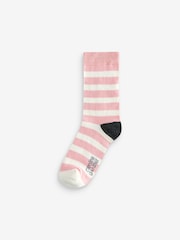 Caroline Gardner Pink Funny Dog Crew Socks - Image 5 of 8