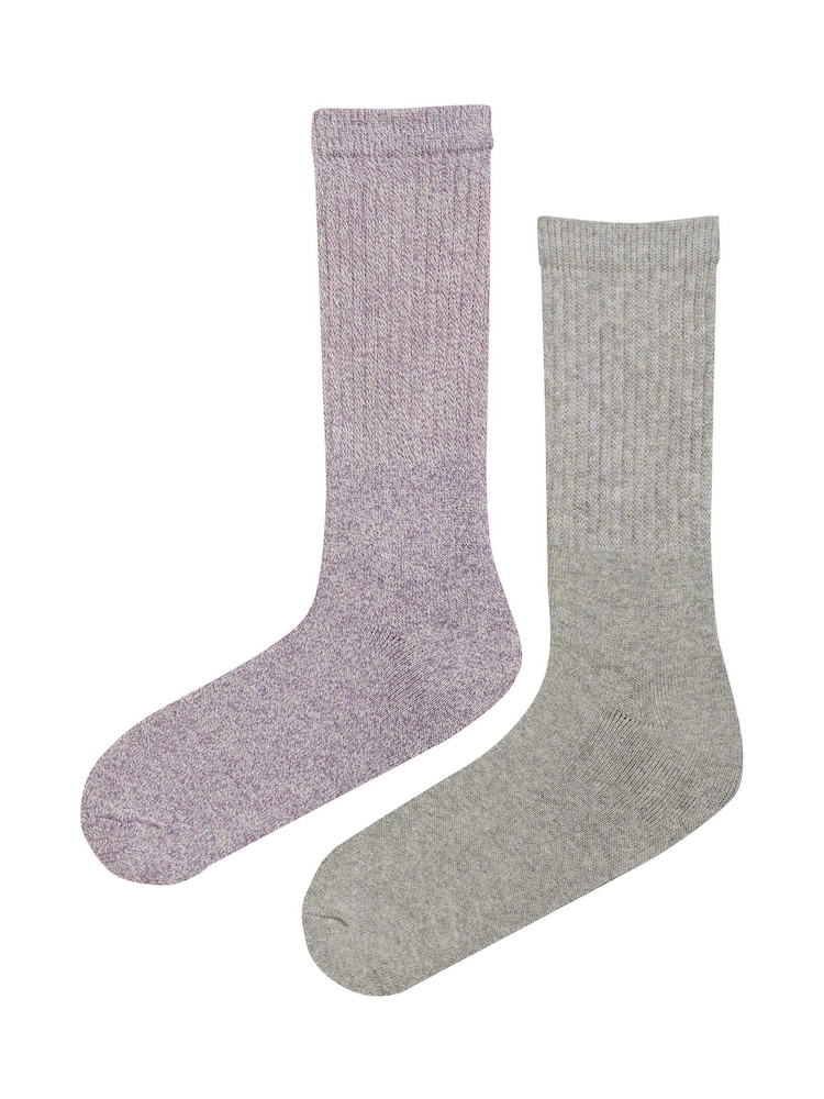 Pringle Grey Cushioned Walking Socks 2 pack - Image 2 of 10 Pringle Grey Cushioned Walking Socks 2 pack - Image 2 of 10
