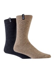 Pringle Blue Textured Knit Boot Socks 2 pack - Image 2 of 10