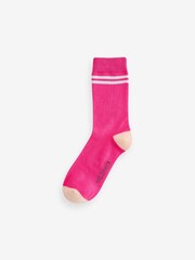 Wild Feet Natural Highland Cow Socks 3 Pack - Image 2 of 4