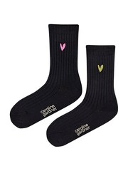 Caroline Gardner Black Supersoft Bamboo Leisure Socks 2 pack - Image 3 of 7