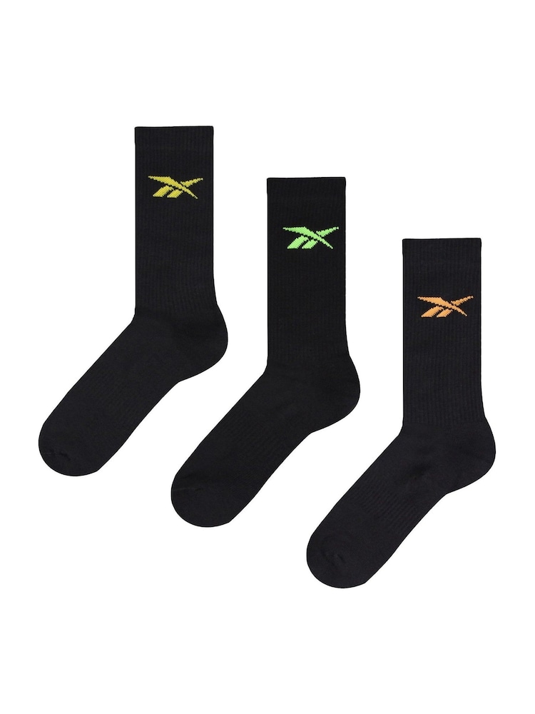 Reebok Sports Black Socks - Image 1 of 6